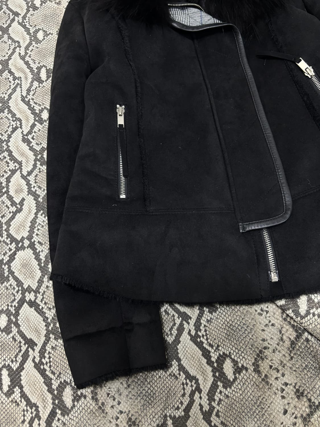 [VKEI]Raccoon Fur Trimming Jacket 상품이미지6