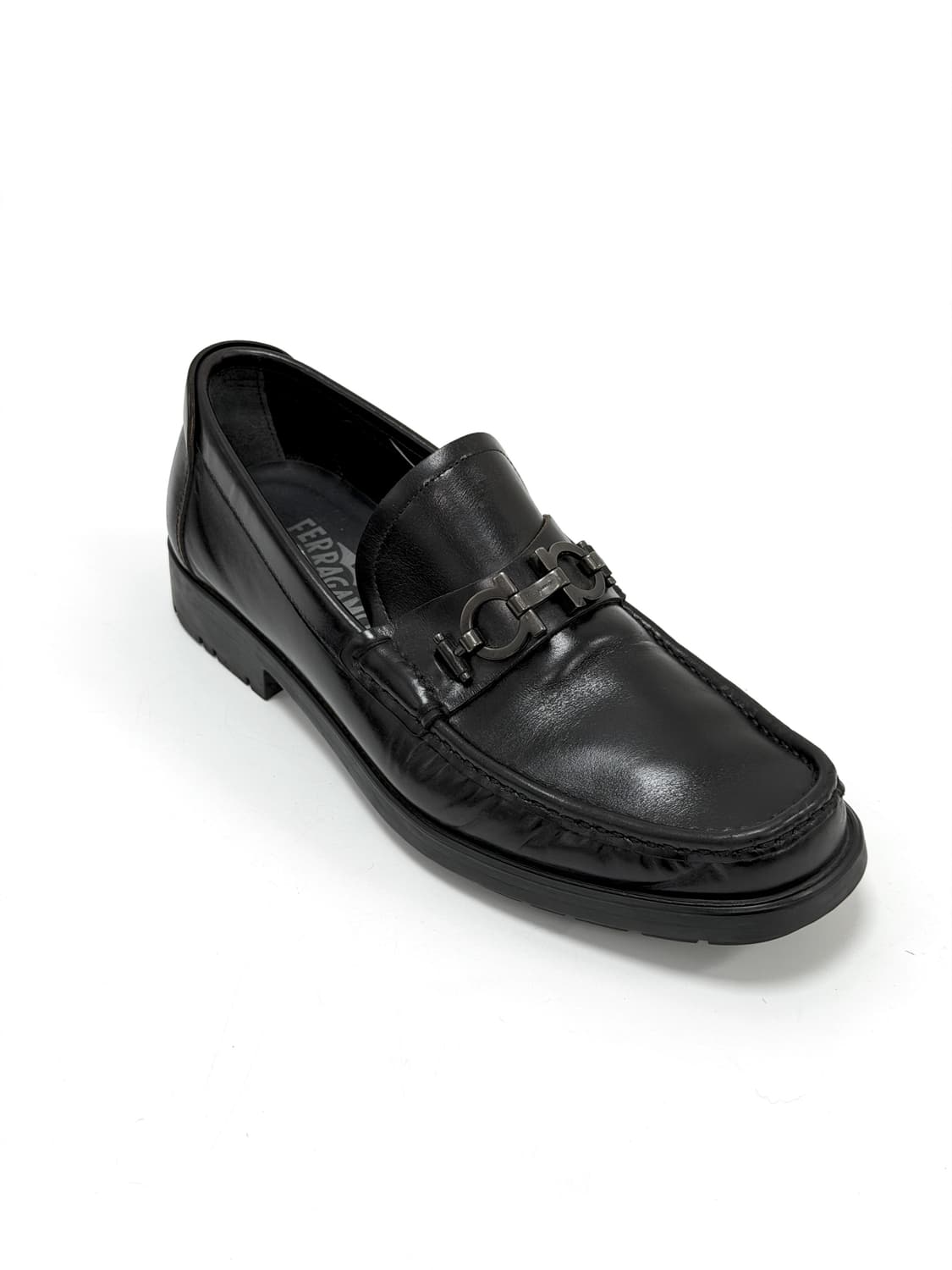 페라가모 간치니 레더 비트 로퍼 상품이미지2