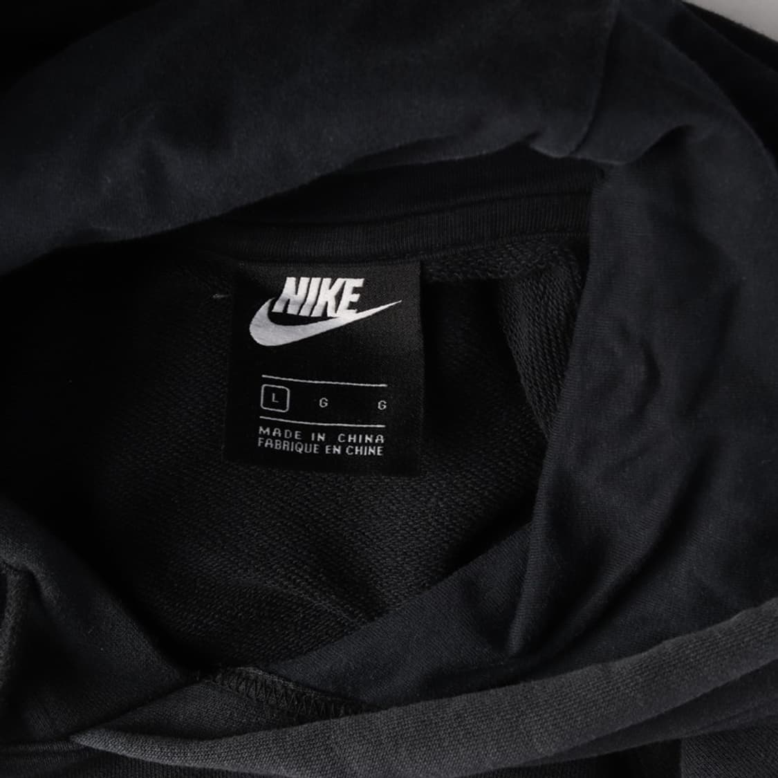 나이키 레터링 스우시 블랙 후드티 L 상품이미지5