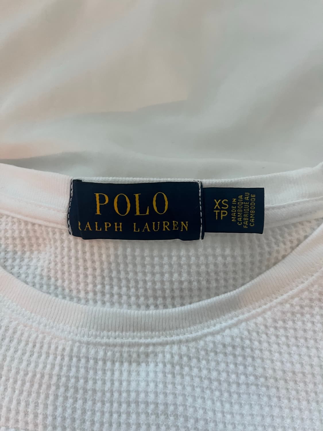 폴로 랄프로렌 정품 화이트 와플 니트 상품이미지3