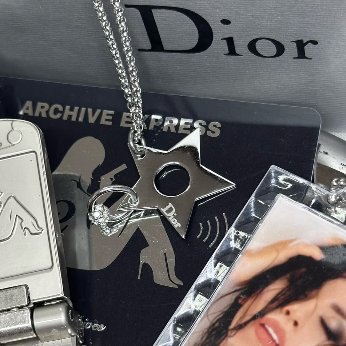 디올 펑크 피어싱 목걸이 상품이미지2