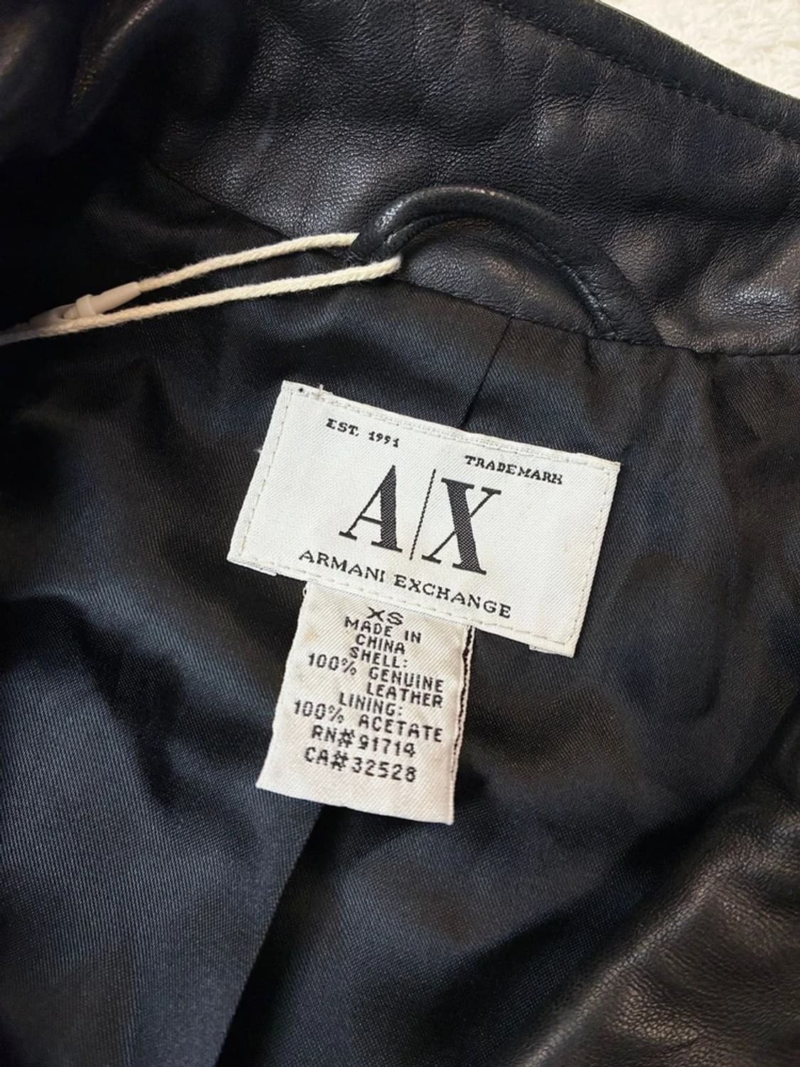 아르마니 익스체인지 00's 양가죽 롱 코트 PN6105 상품이미지7