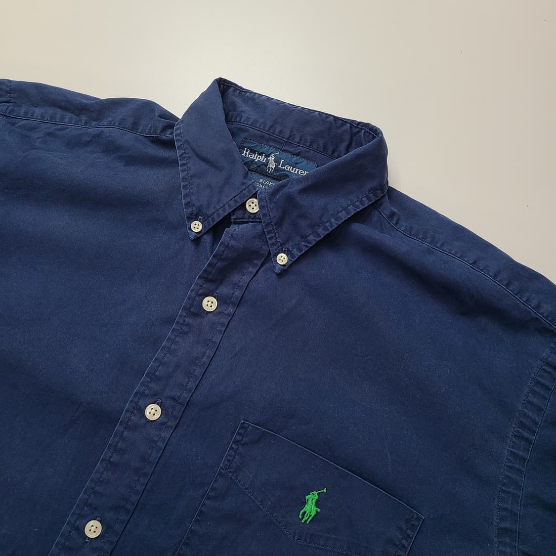 무료배송)105~110 폴로 솔리드 셔츠 블레이크핏 상품이미지1