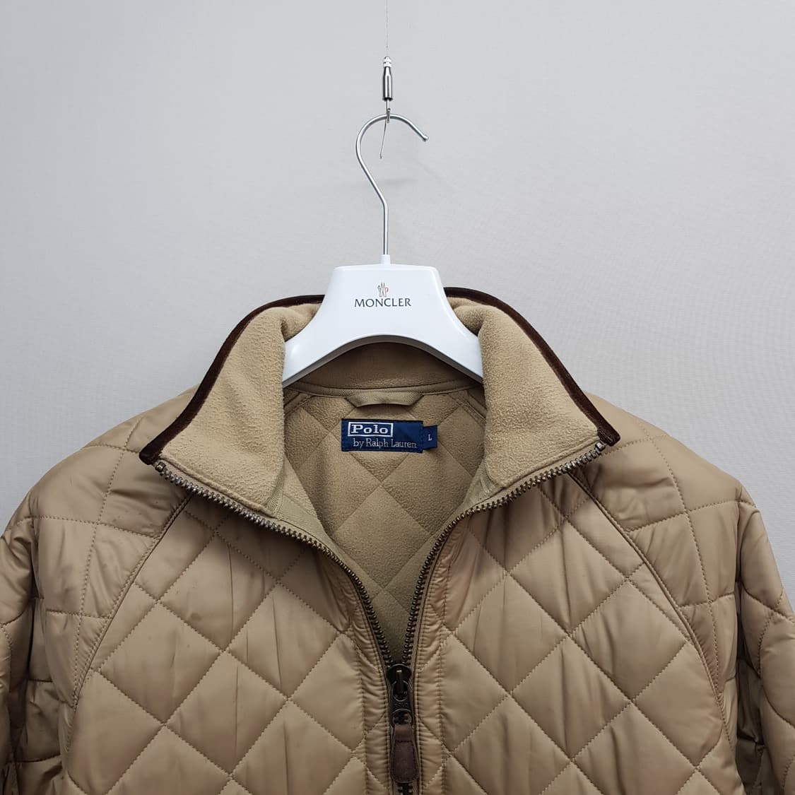 폴로 랄프로렌 퀼팅 플리스 라이닝 집업 자켓 L사이즈 상품이미지2