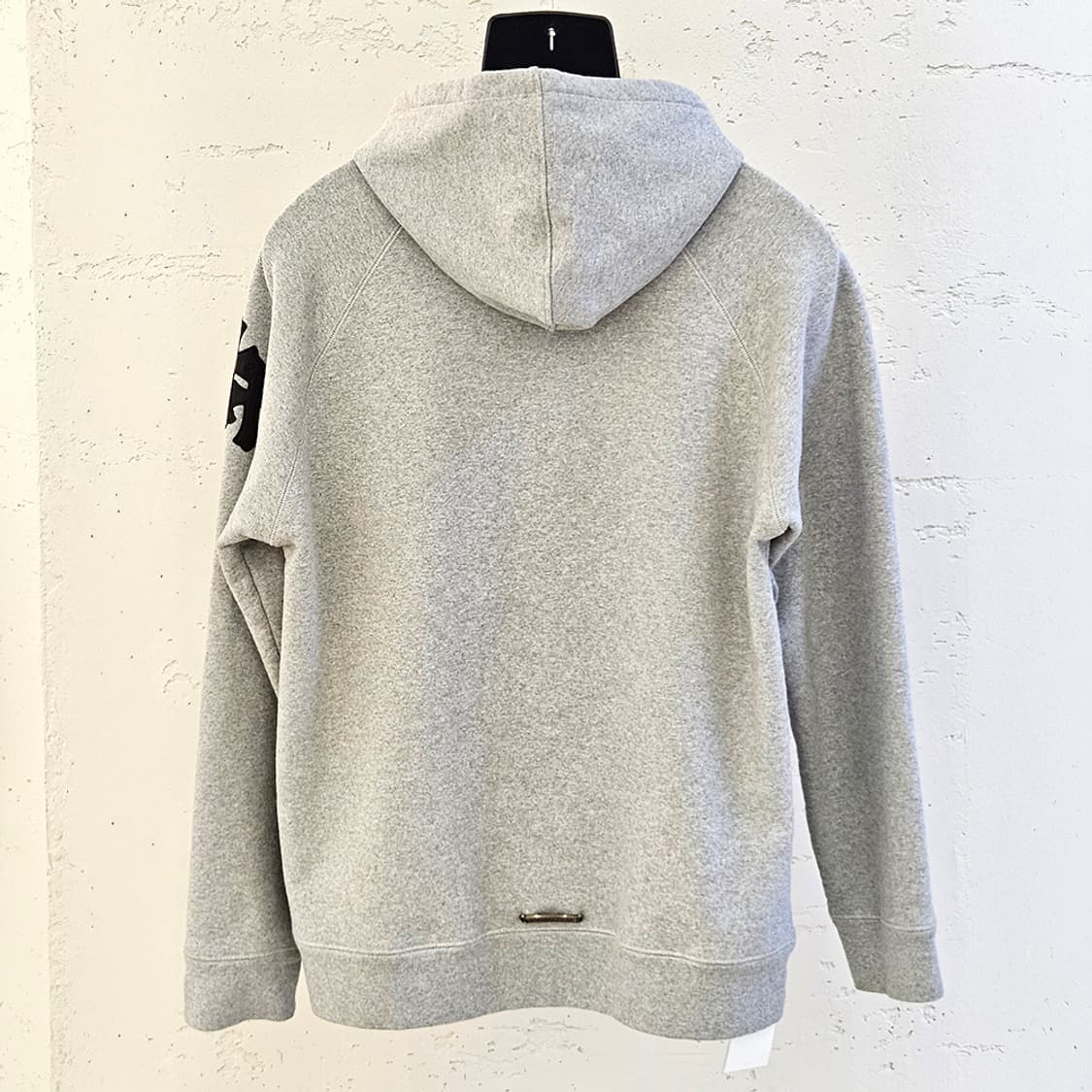[L] 크롬하츠 페이퍼잼 레더패치 후드티 그레이 Z3V16XOP 상품이미지3