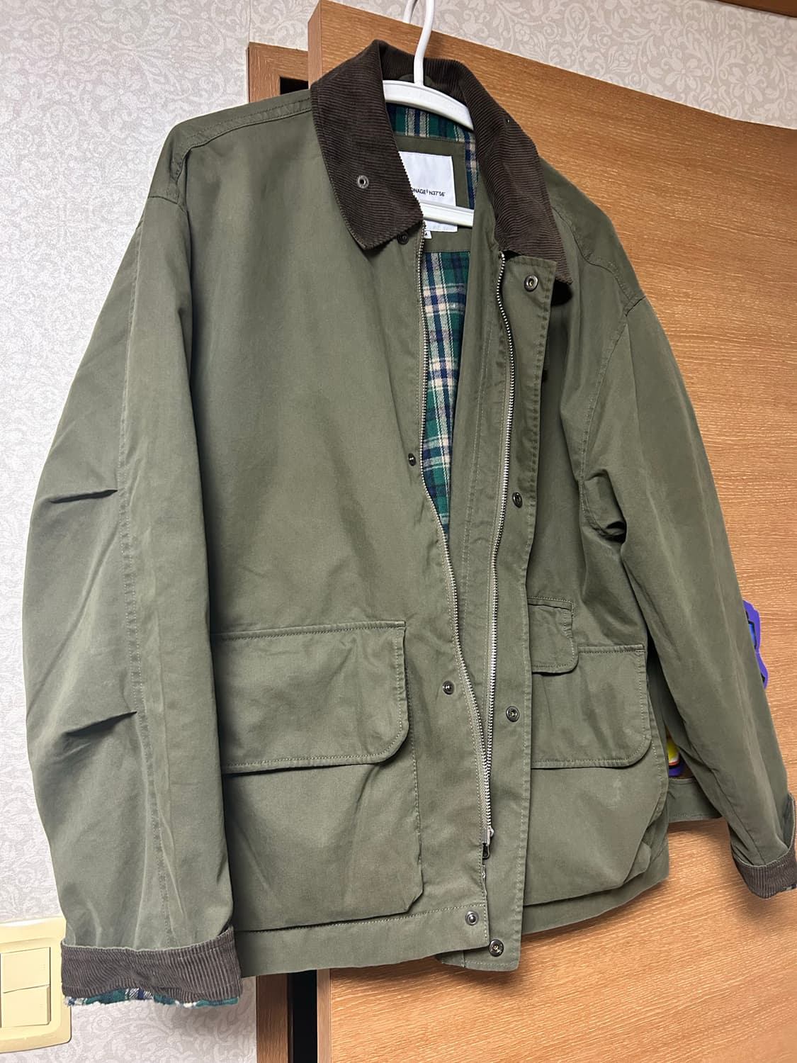 에스피오나지 헌팅 블루종 자켓 올리브 상품이미지2