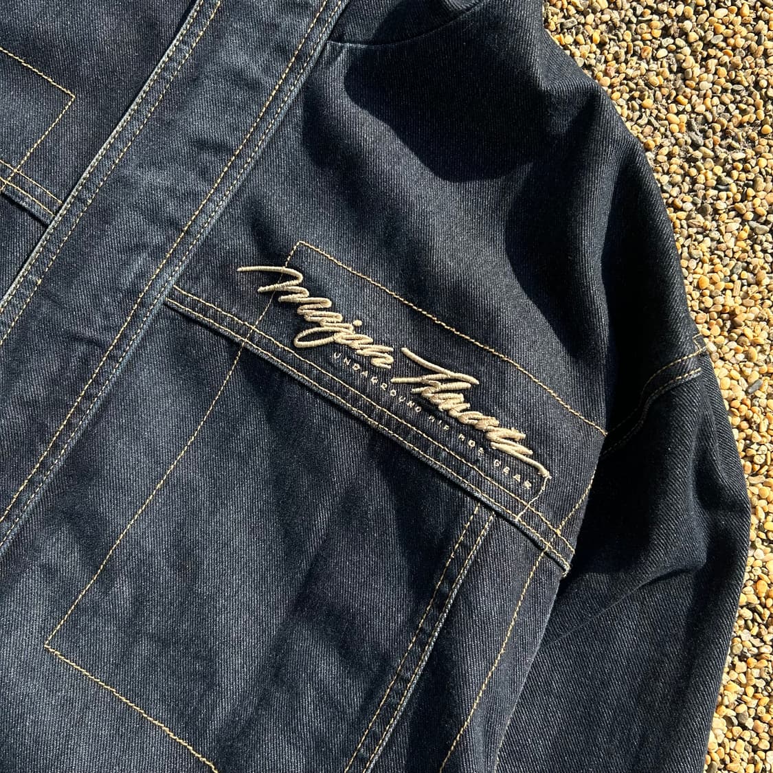 마자 플라바 후드 데님 자켓 상품이미지5