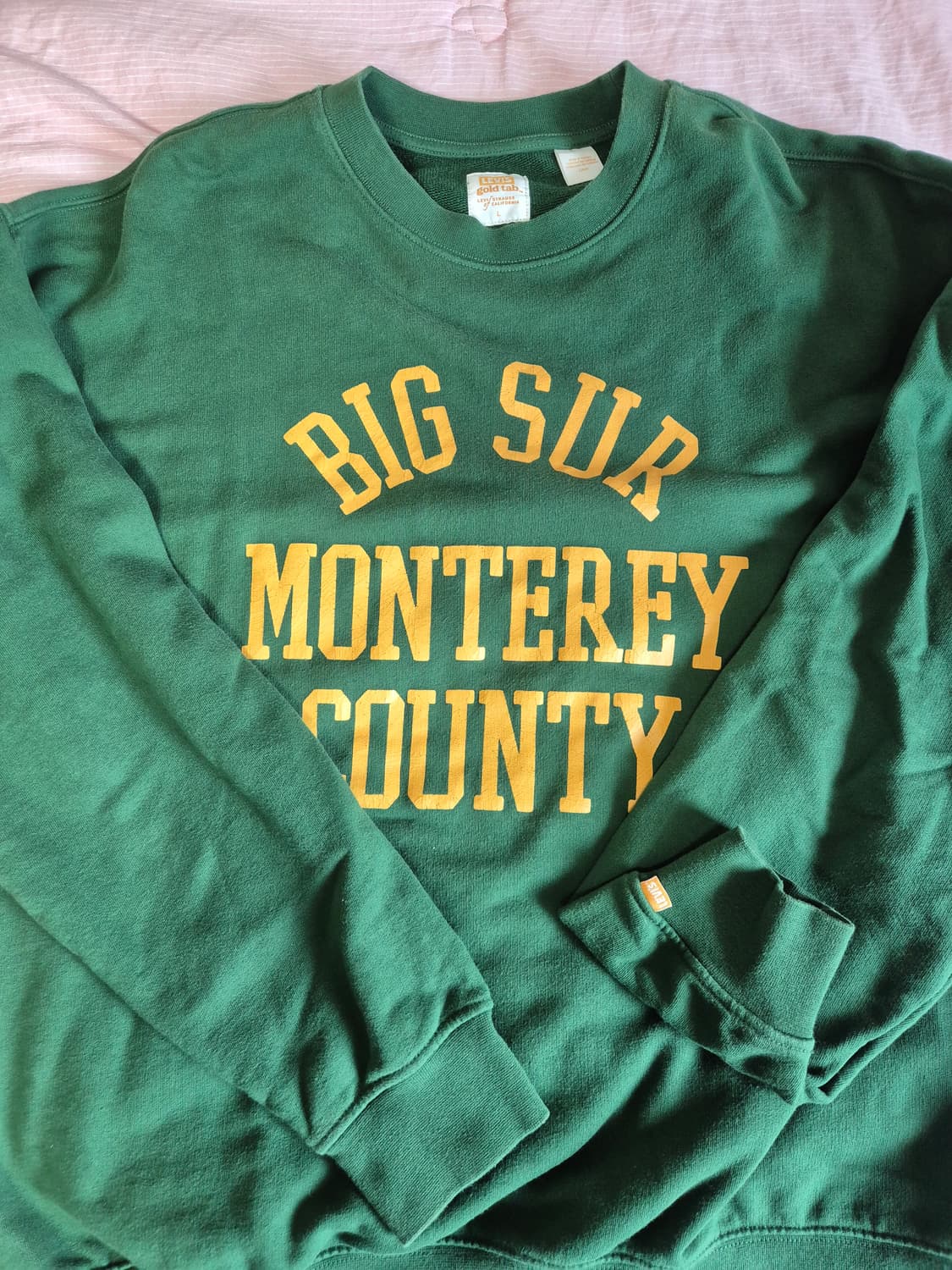 {주우재,윤아 착용} 리바이스 골드탭 맨투맨 L 상품이미지2