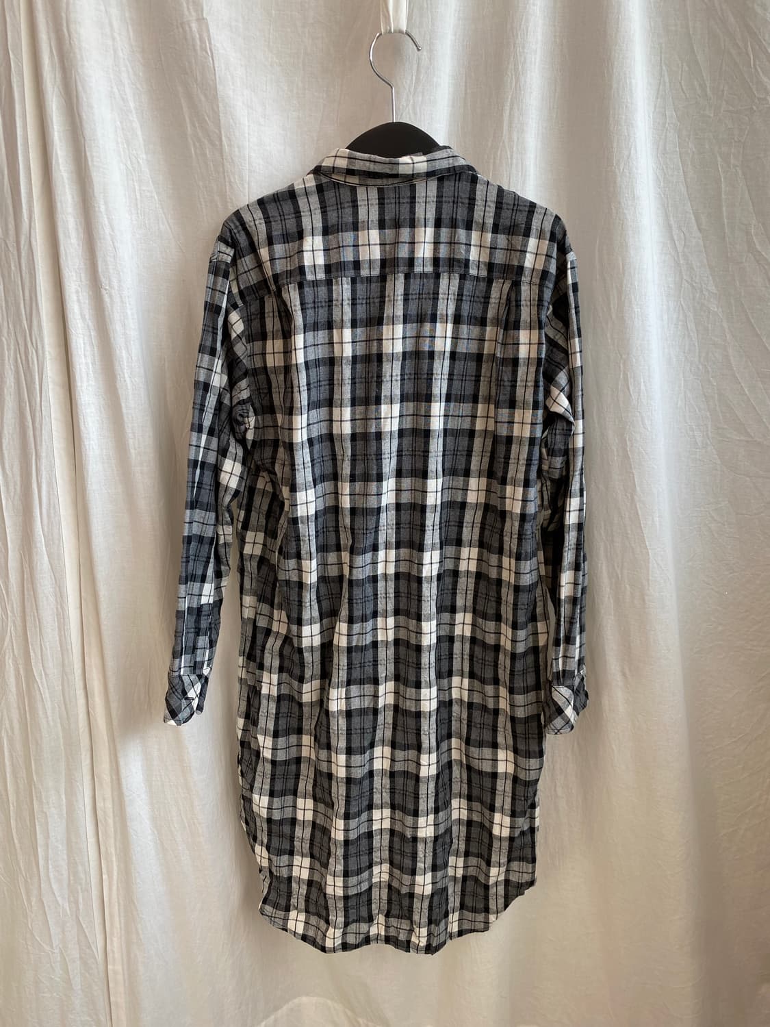 VIS 체크 롱셔츠(M) 상품이미지3