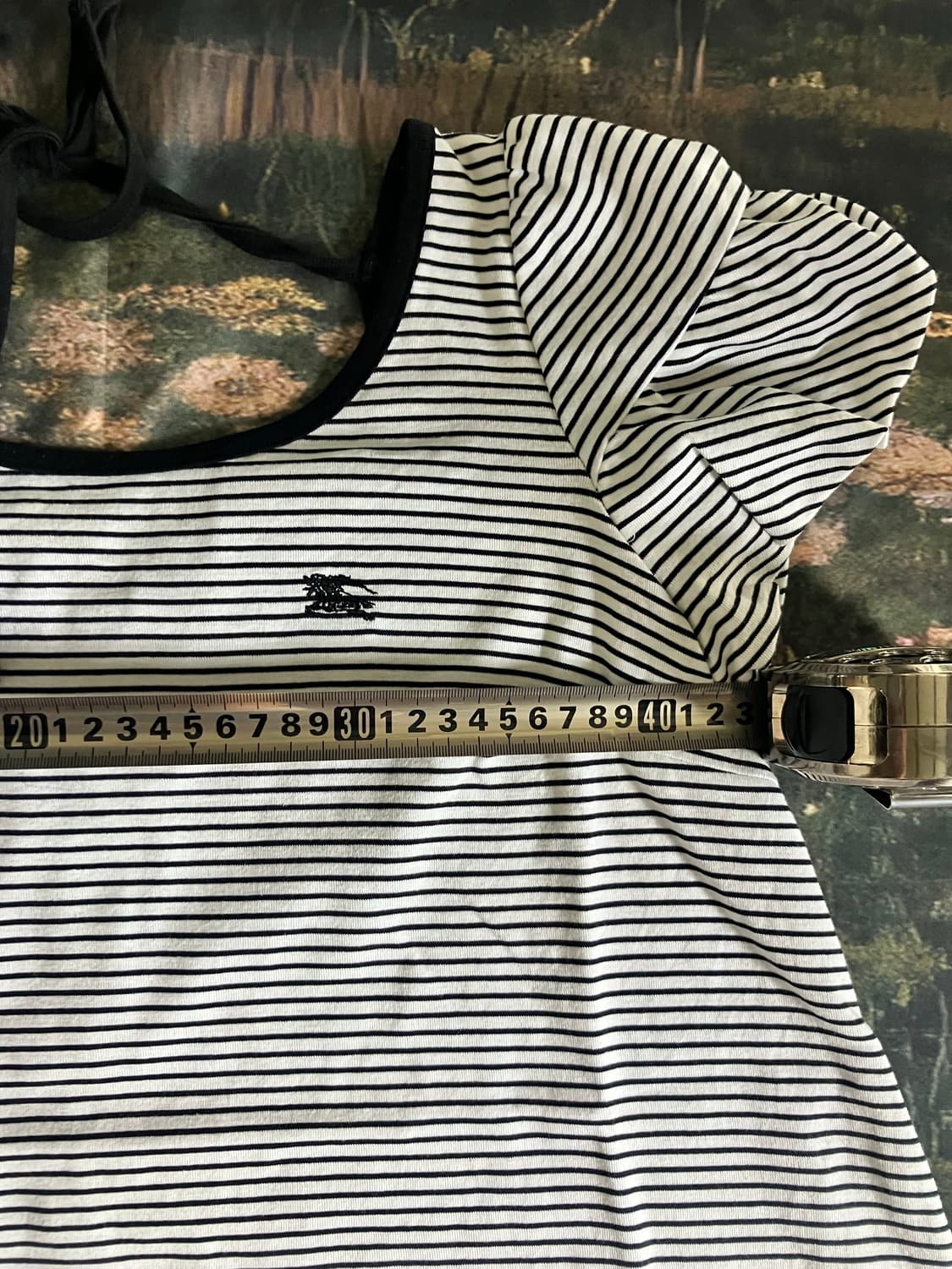 Burberry 버버리 핀터깔y2k 하구미달천깔 스트라이프 티셔츠 상품이미지2