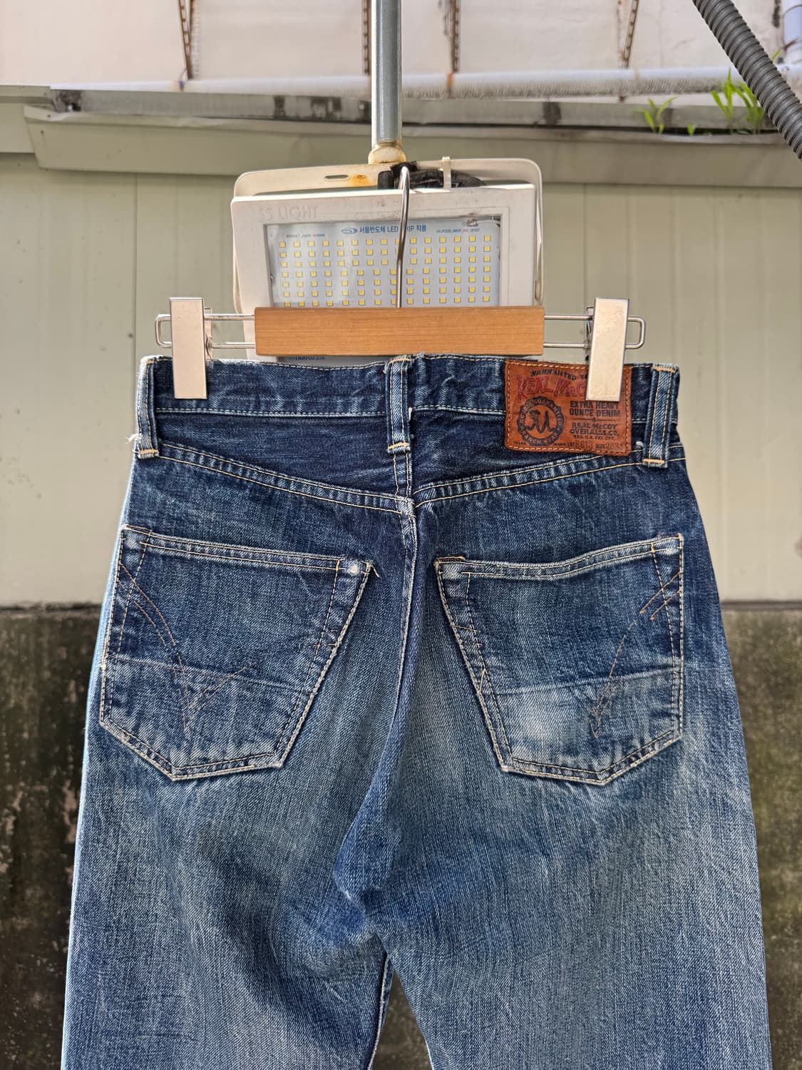 리얼맥코이 셀비지 데님 팬츠 상품이미지5