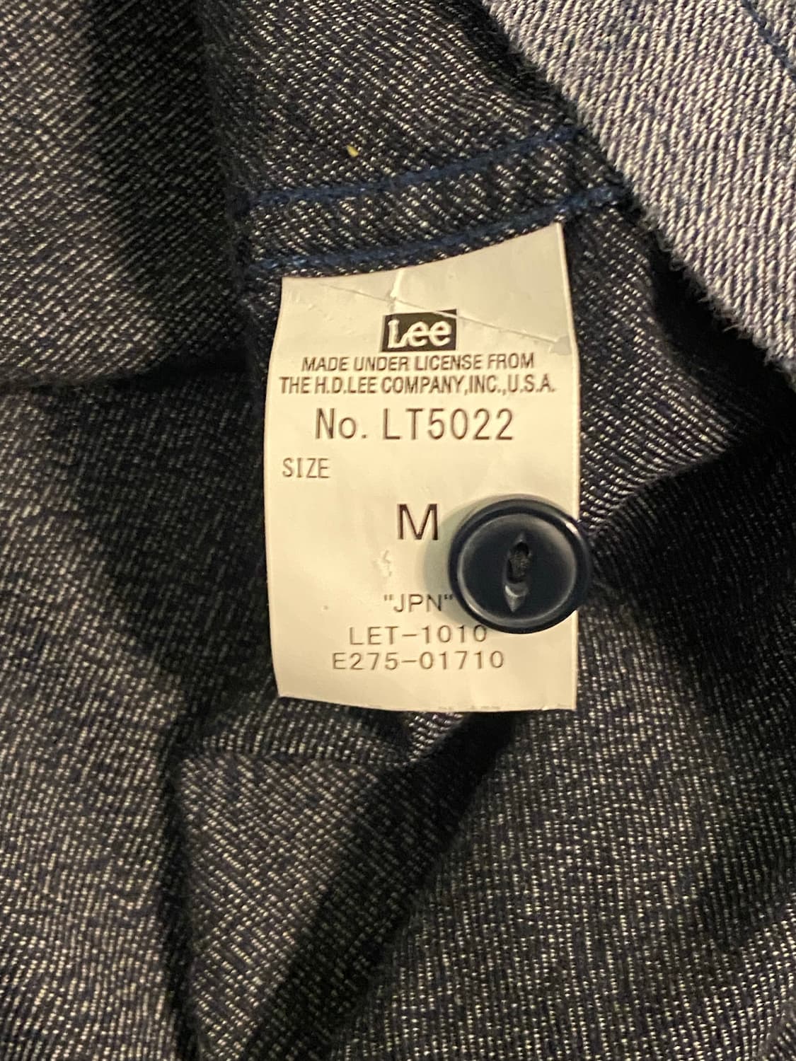 LEE 리 재팬 샴브레이 워크 셔츠 상품이미지5