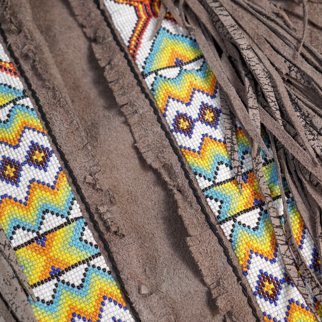 오리지널 웨스턴 Buckskin 사슴가죽 비즈 팬츠 상품이미지6