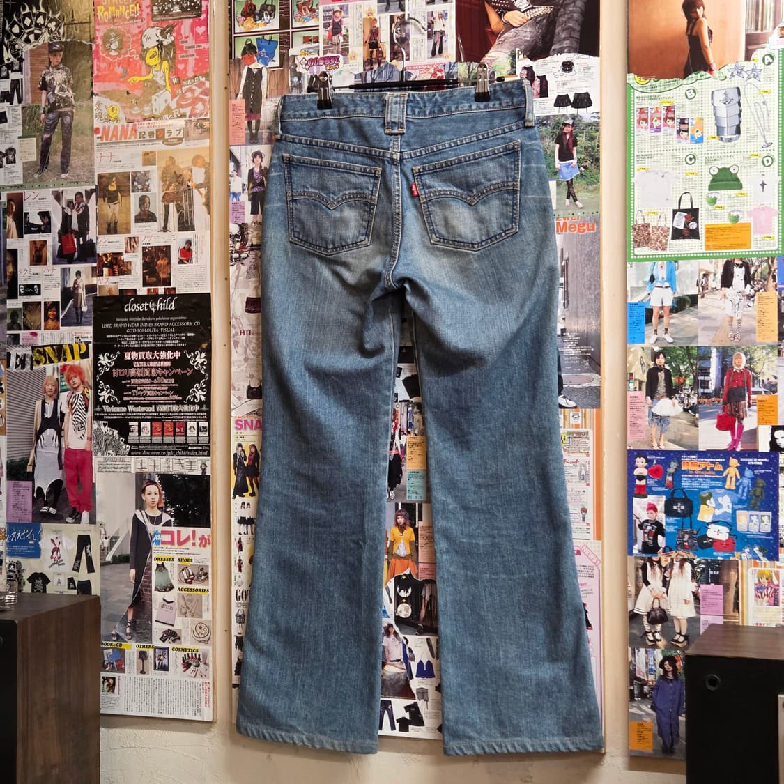 리바이스 재팬 연청 부츠컷 데님 팬츠 상품이미지1