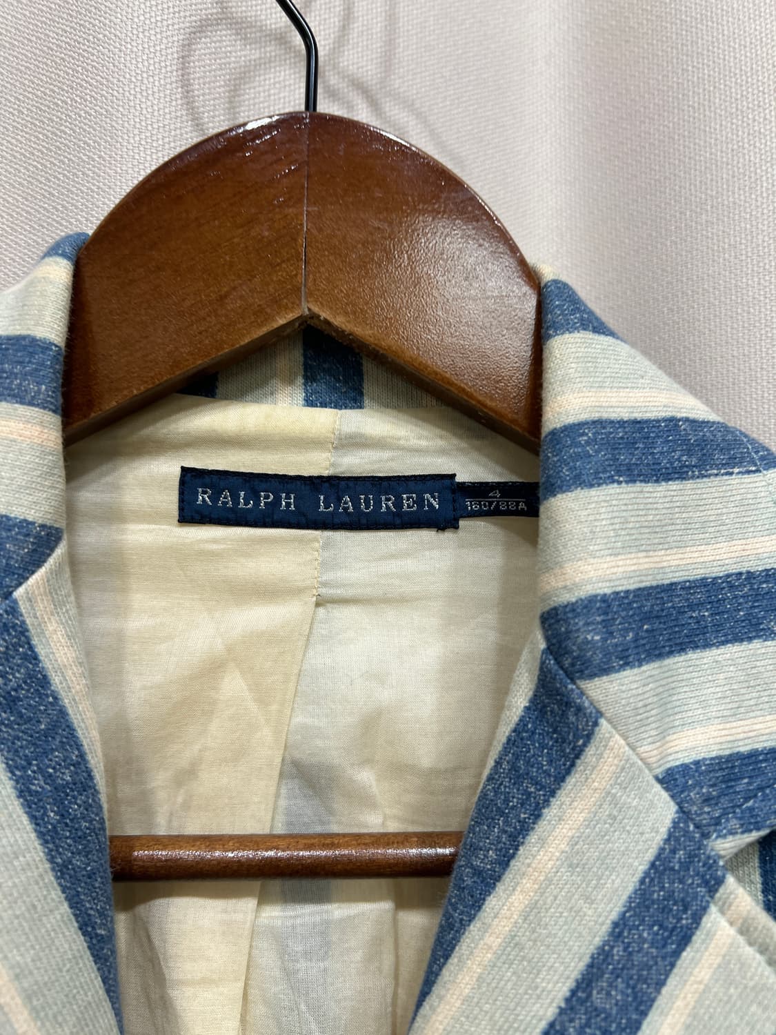 폴로 랄프로렌 스트라이프 3버튼 블레이저 상품이미지4