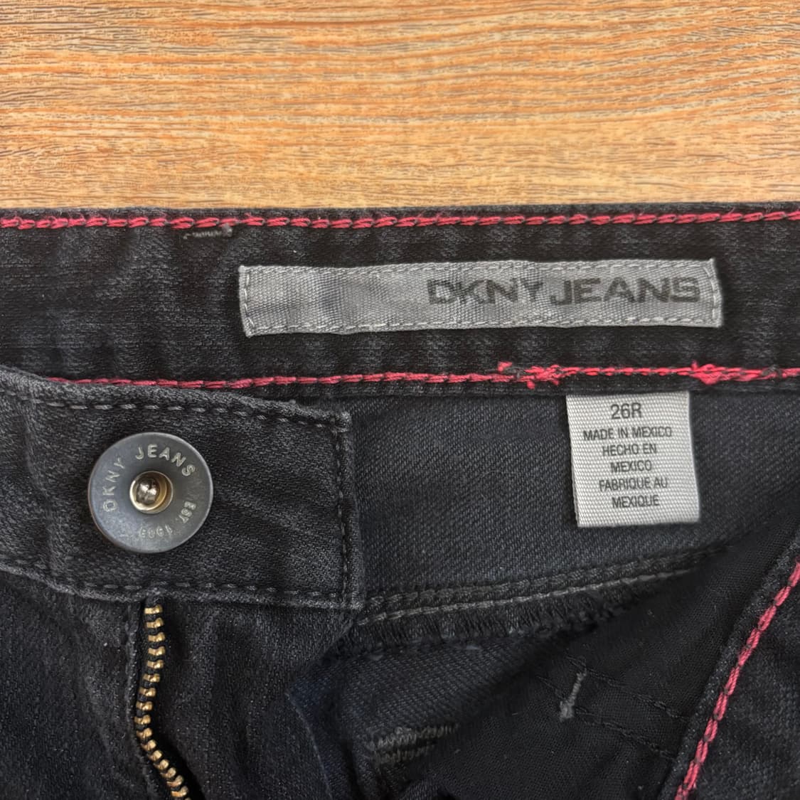 DKNY 진차콜 그레이 26 데님 청바지 미국 수입 정품  상품이미지8