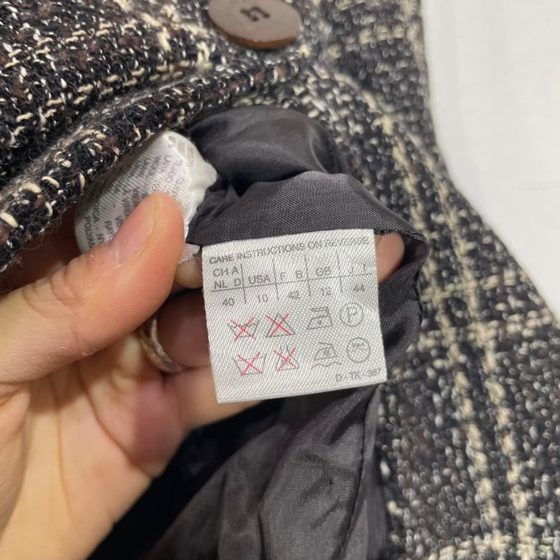 막스마라 아카이브 트위드 자켓 상품이미지7