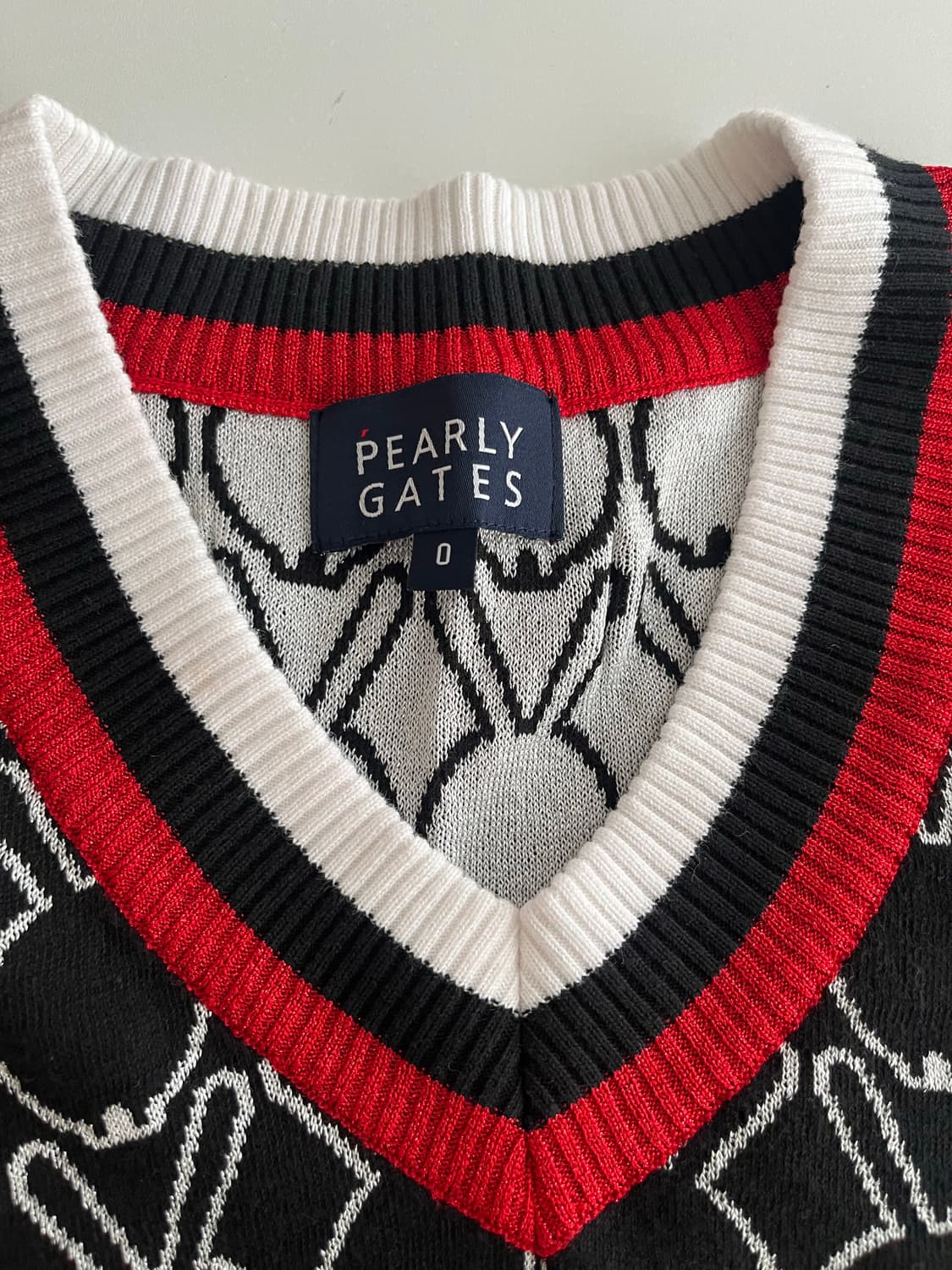 0) 파리게이츠 바니 올오버 니트 베스트 블랙 상품이미지4