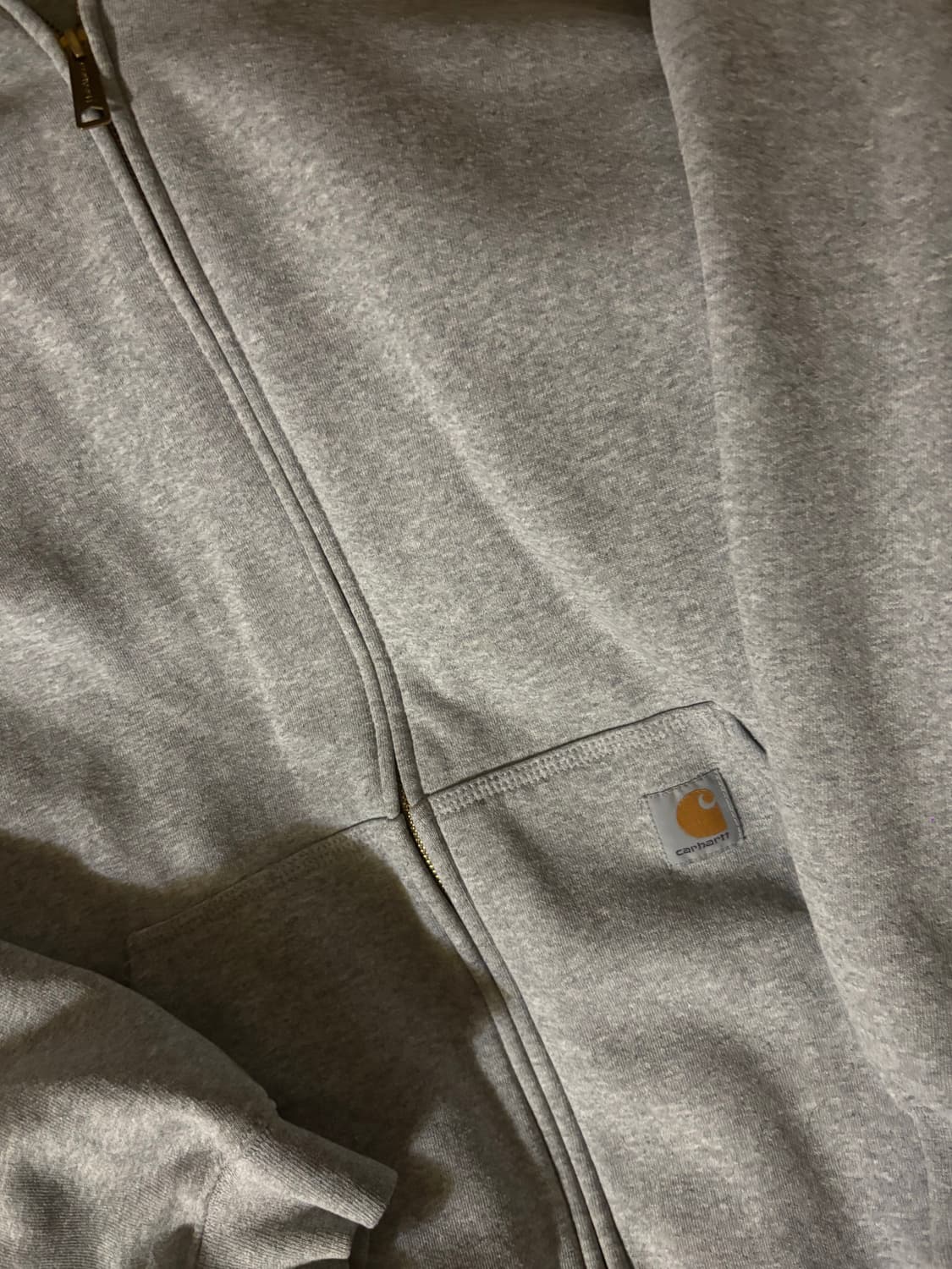 칼하트 그레이 기모 후드집업 M 상품이미지1