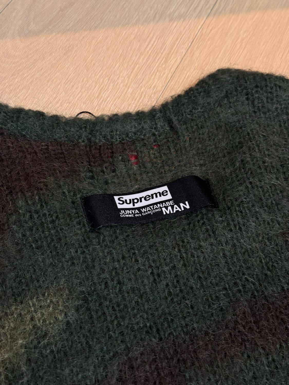 [XL] 슈프림 준야 와타나베 21fw 브러쉬드 카모 스웨터 올리브 상품이미지6