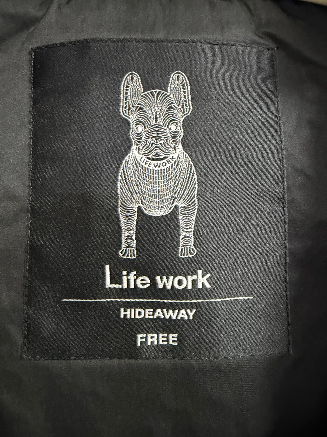 라이프워크 불독 백그래픽 롱 코치 자켓 상품이미지3