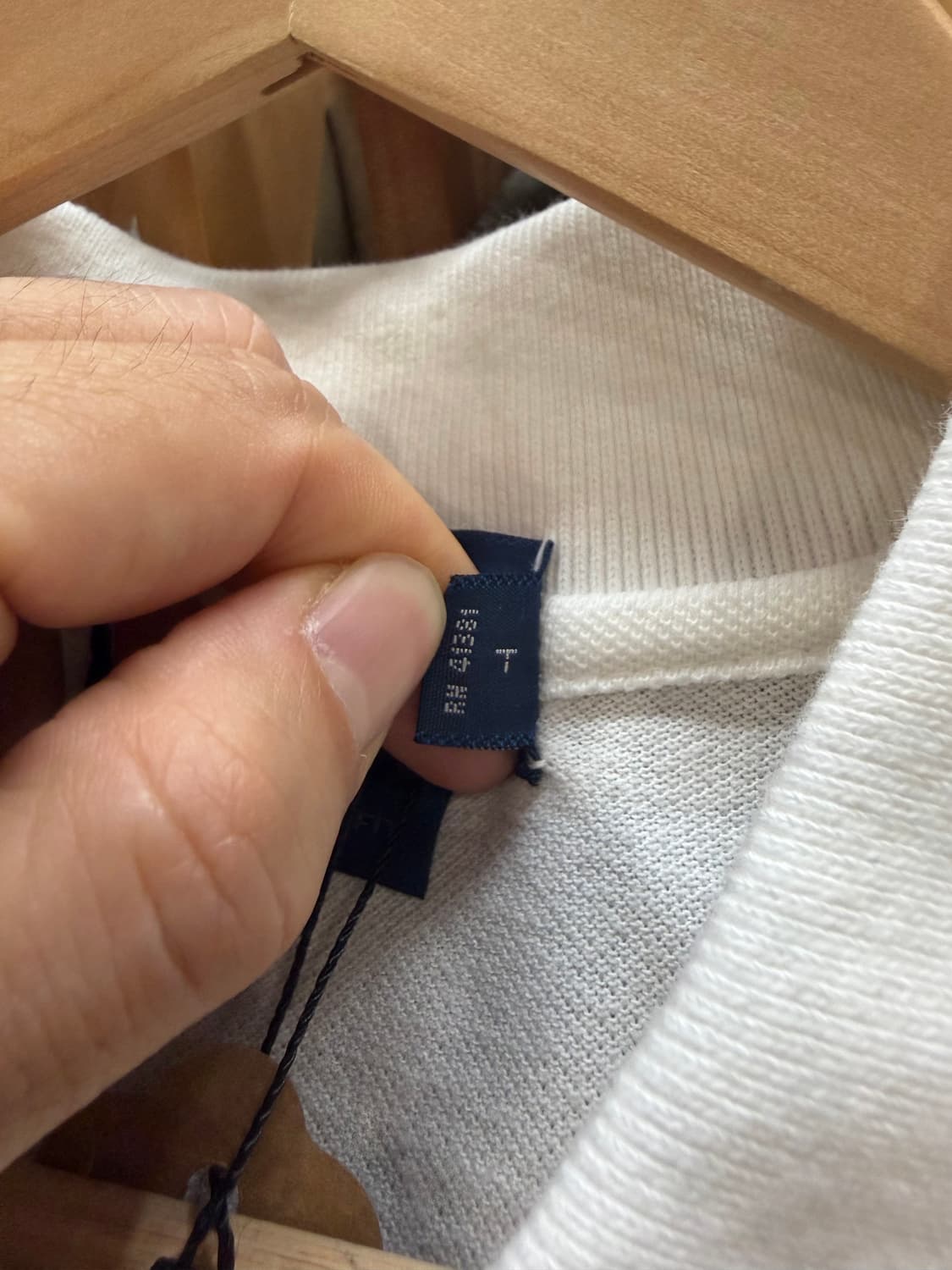 폴로 랄프로렌 빅포니 크레스트 로고 화이트 반팔 카라티 XL 상품이미지8