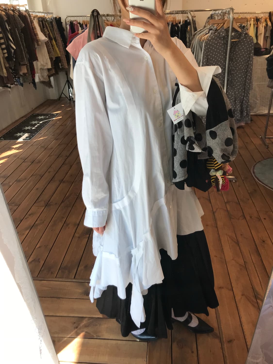 꼼데가르송 레이어드 디테일 셔츠 원피스 상품이미지7