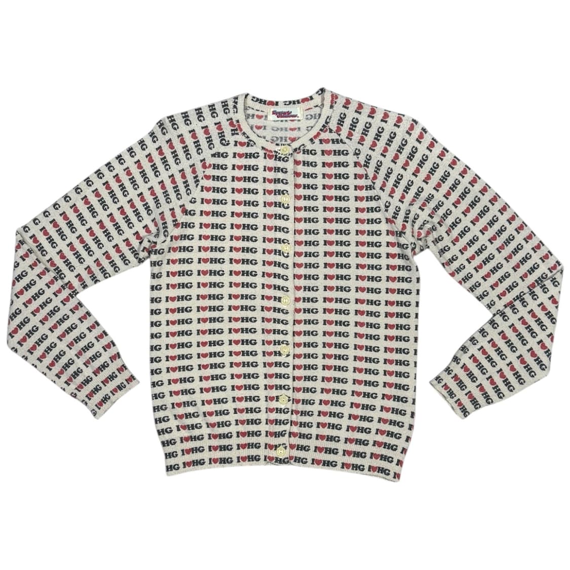 히스테릭 글래머 아카이브 i<3hg 아이코닉 패턴 가디건 자켓 상품이미지1