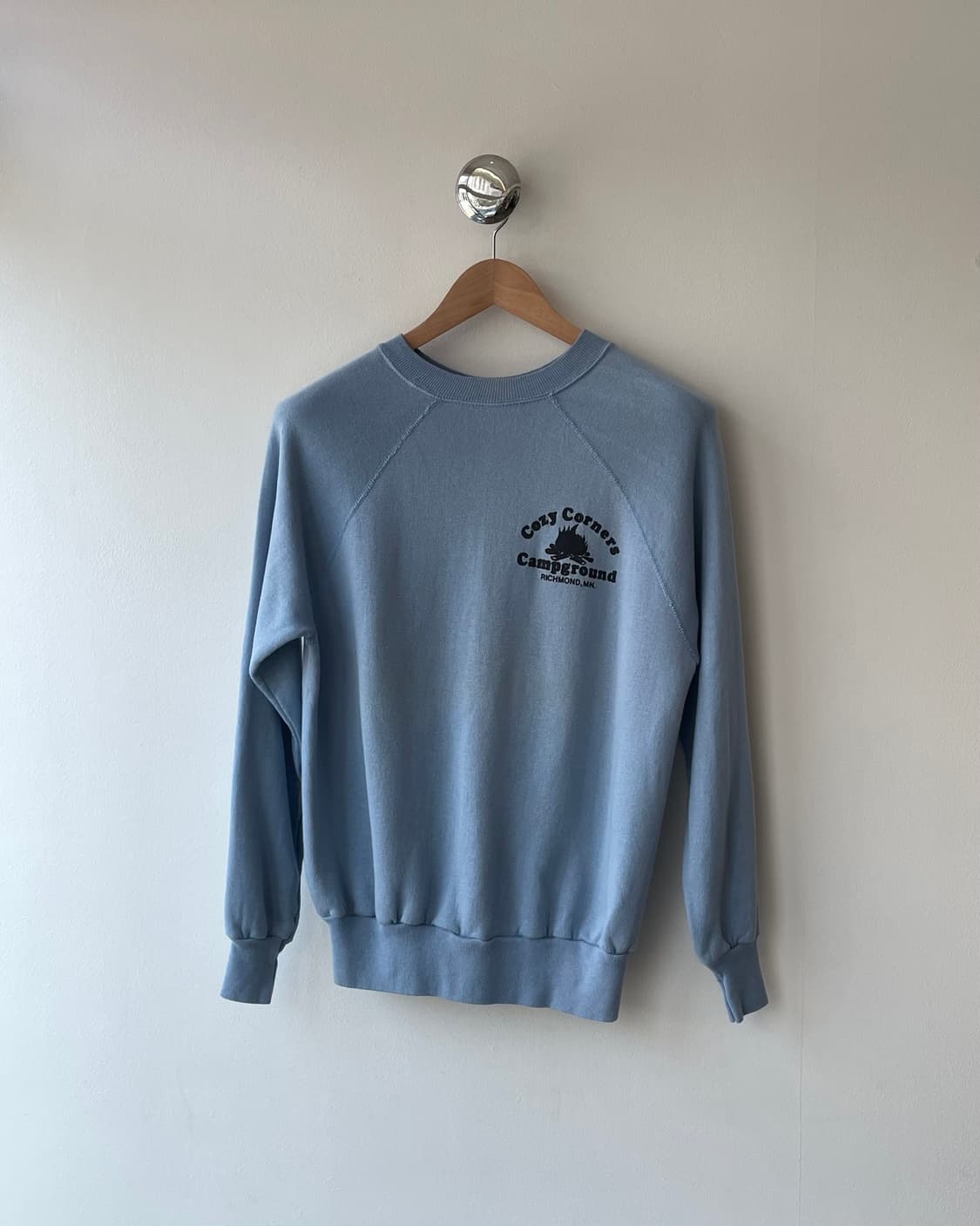80‘s USA “Camp Ground 🔥” sweatshirt L 상품이미지3