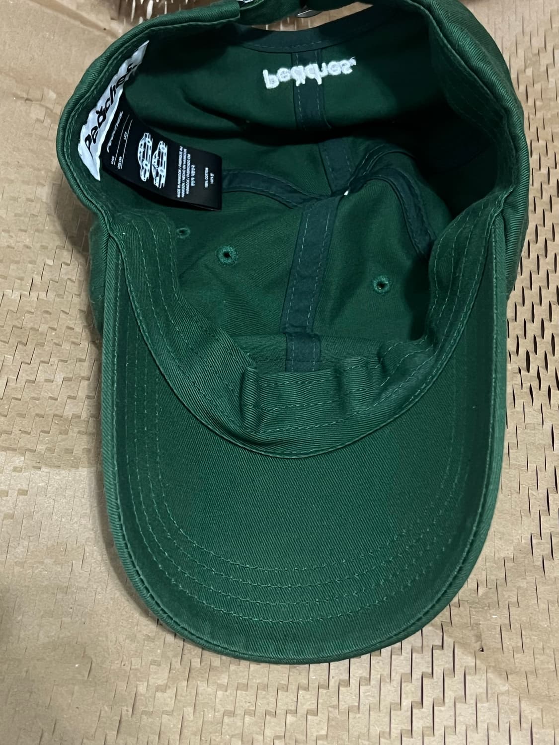 피치스 Peaches 모자 그린 새제품 상품이미지4