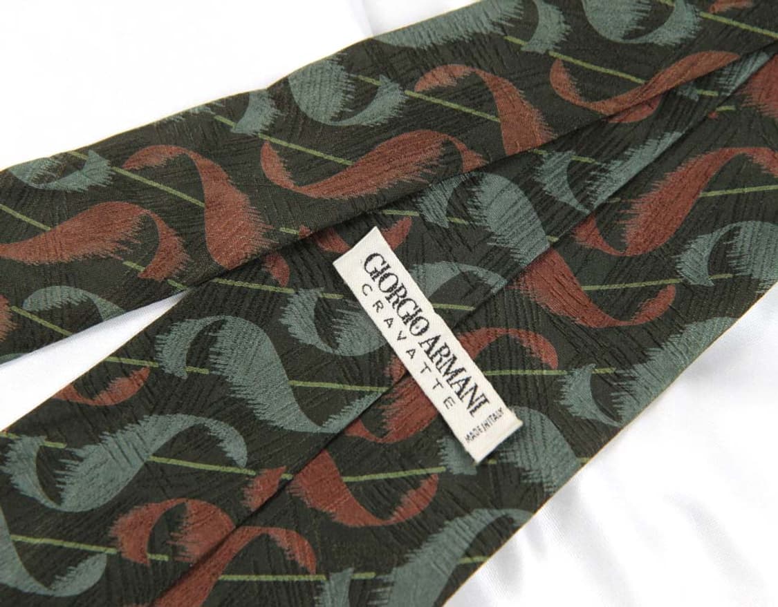 알마니 9.5cm A등급 남자 명품 넥타이 상품이미지3