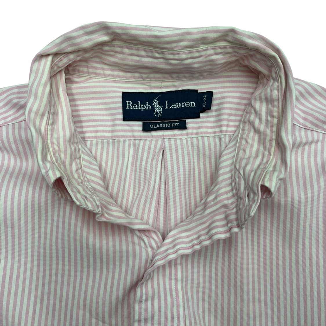폴로 랄프로렌 소라포니 핑크 스트라이프 셔츠 41 상품이미지5
