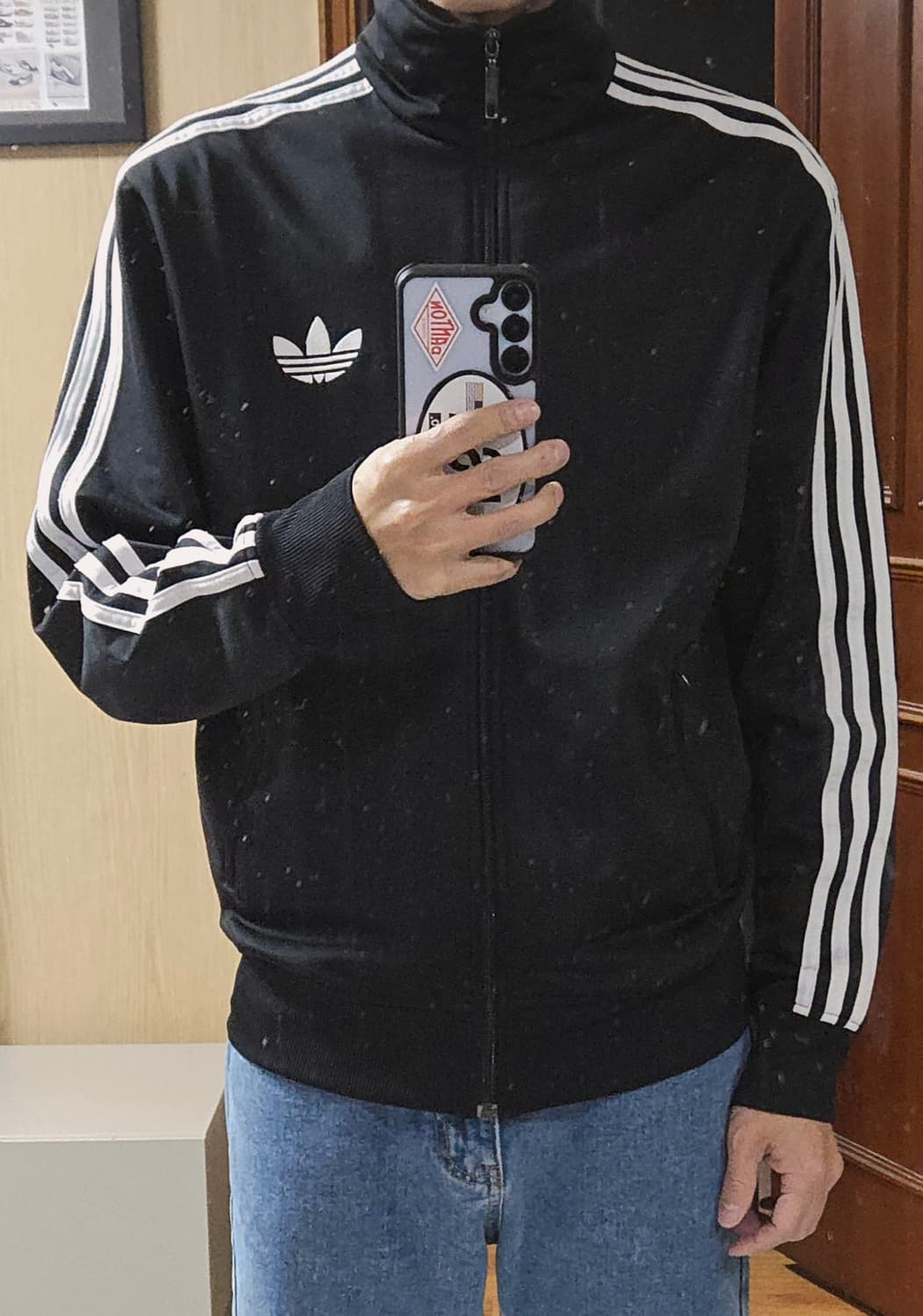 (착샷) 아디다스 파이어버드 져지 블랙  상품이미지9