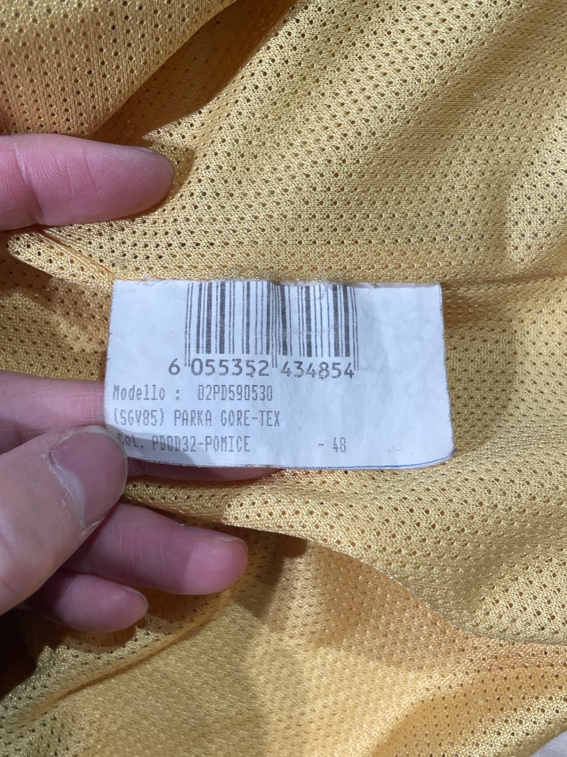 프라다 레드탭 베이지 고어텍스 폴리에스터 파카 상품이미지8