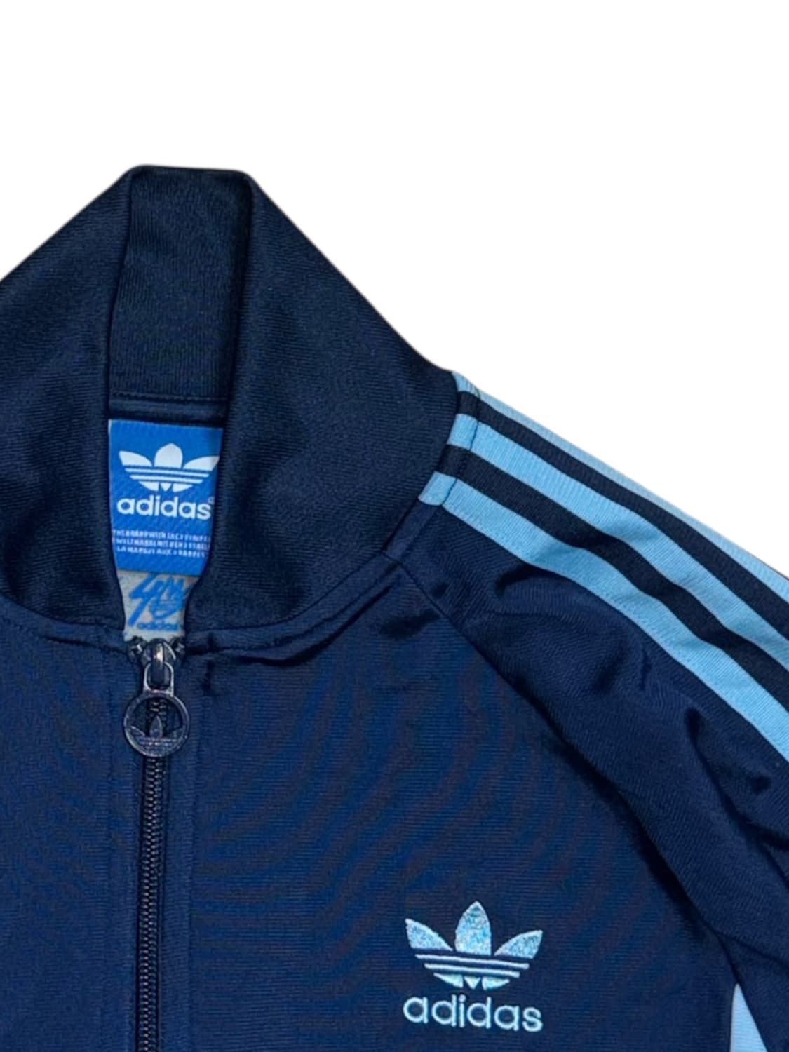 아디다스 희귀 져지 스카이블루 네이비 상품이미지5