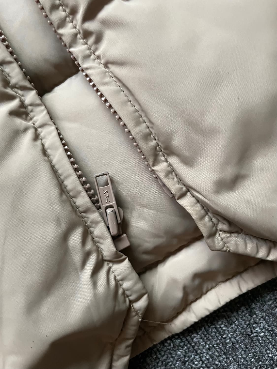 빈티지 80s 에디바우어 다운베스트 카키 40 상품이미지3