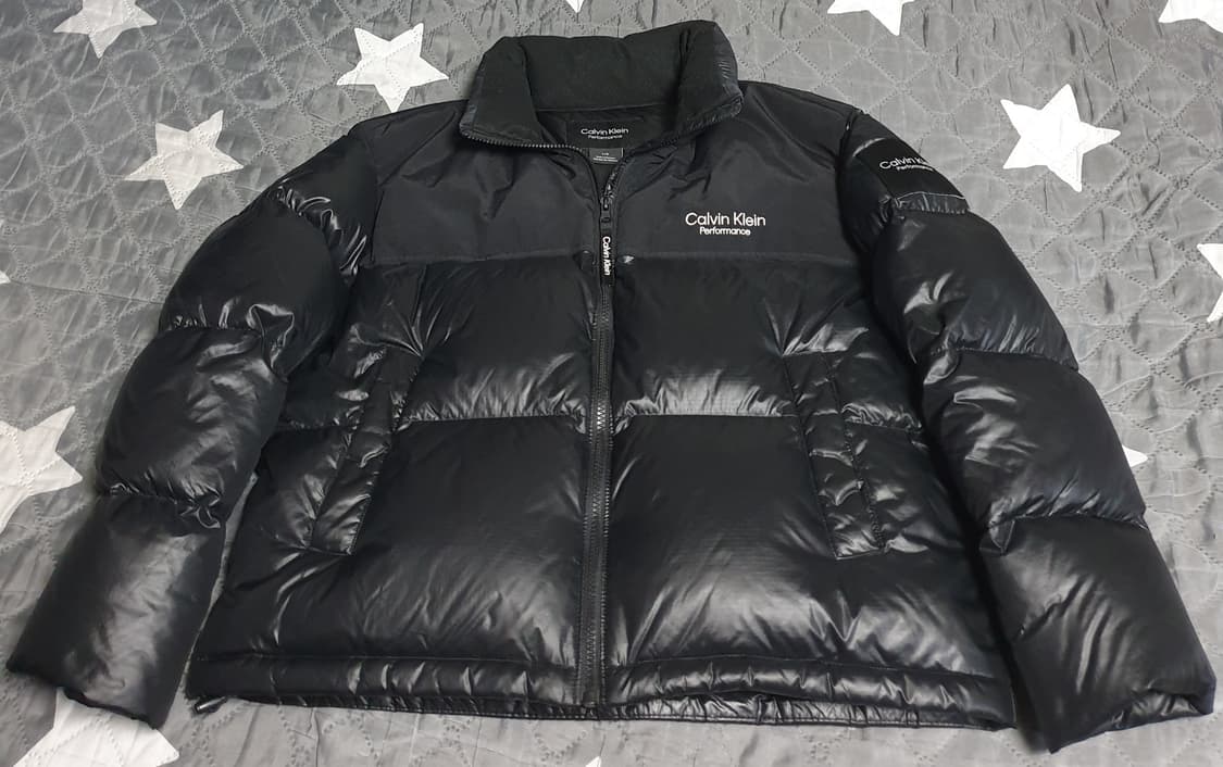 (우먼) 캘빈클라인 퍼포먼스 벌키 덕다운 패딩 블랙 (L) 상품이미지4