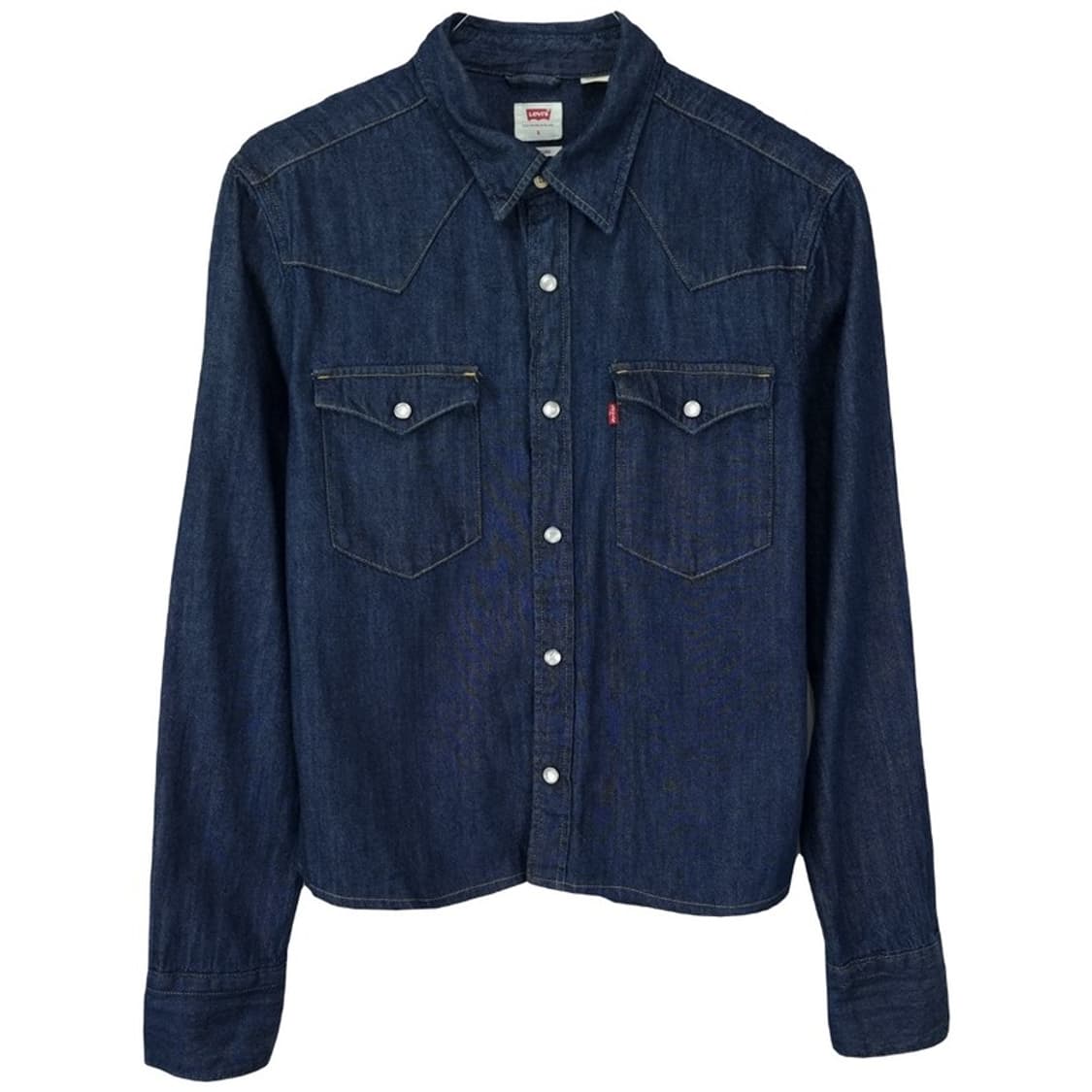 [리바이스] 크롭 커스텀 웨스턴 데님 셔츠 M19143 상품이미지2