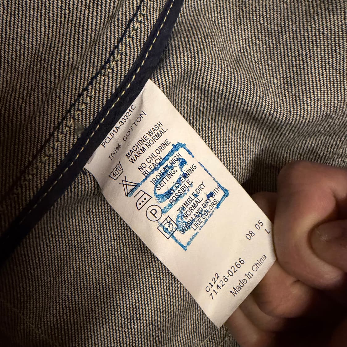 2005 LEVIS ARCUATE DENIM BLAZER JACEKT 상품이미지7