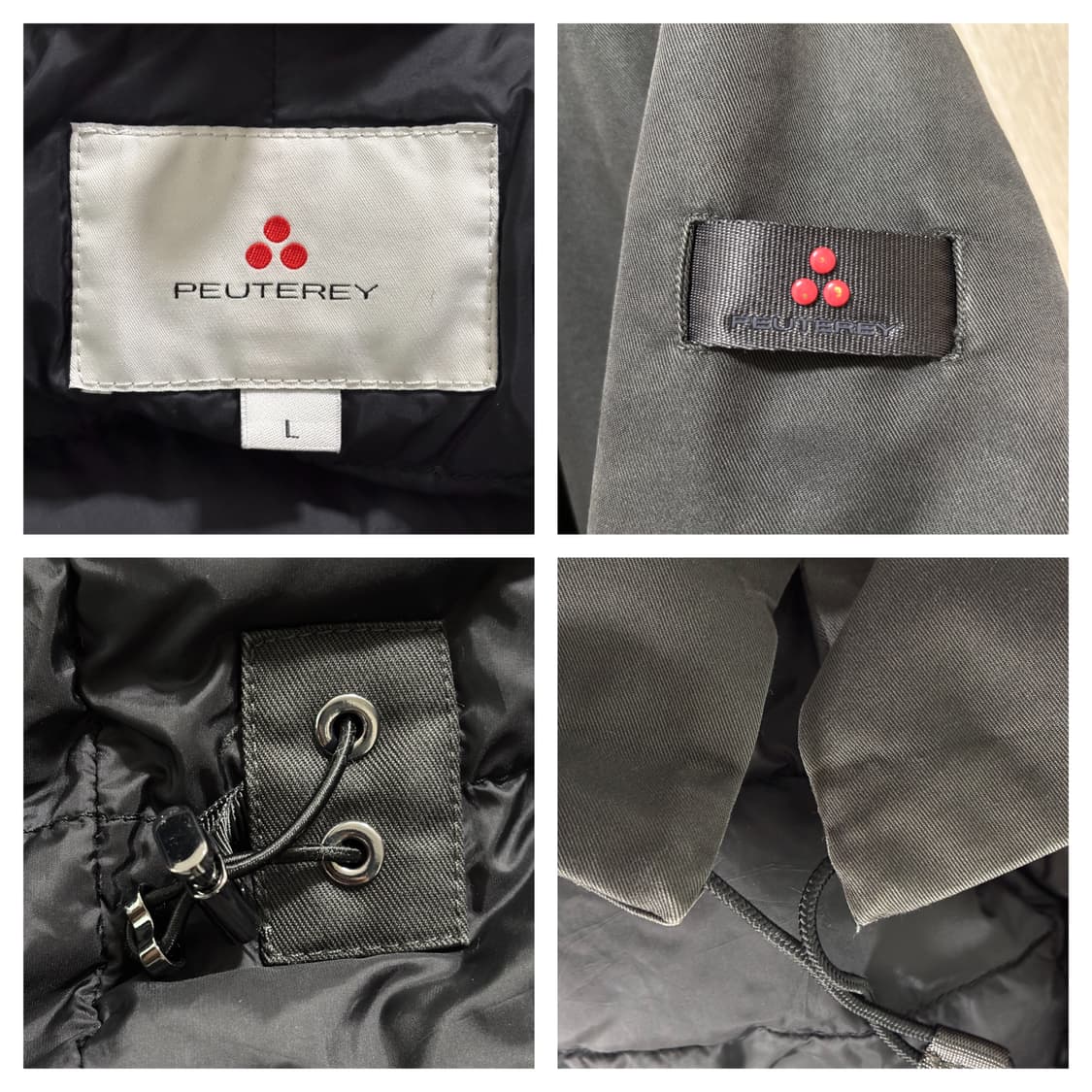 PEUTEREY 페트레이 KASA 다운 퍼 패딩코트L/차콜그레이 상품이미지8