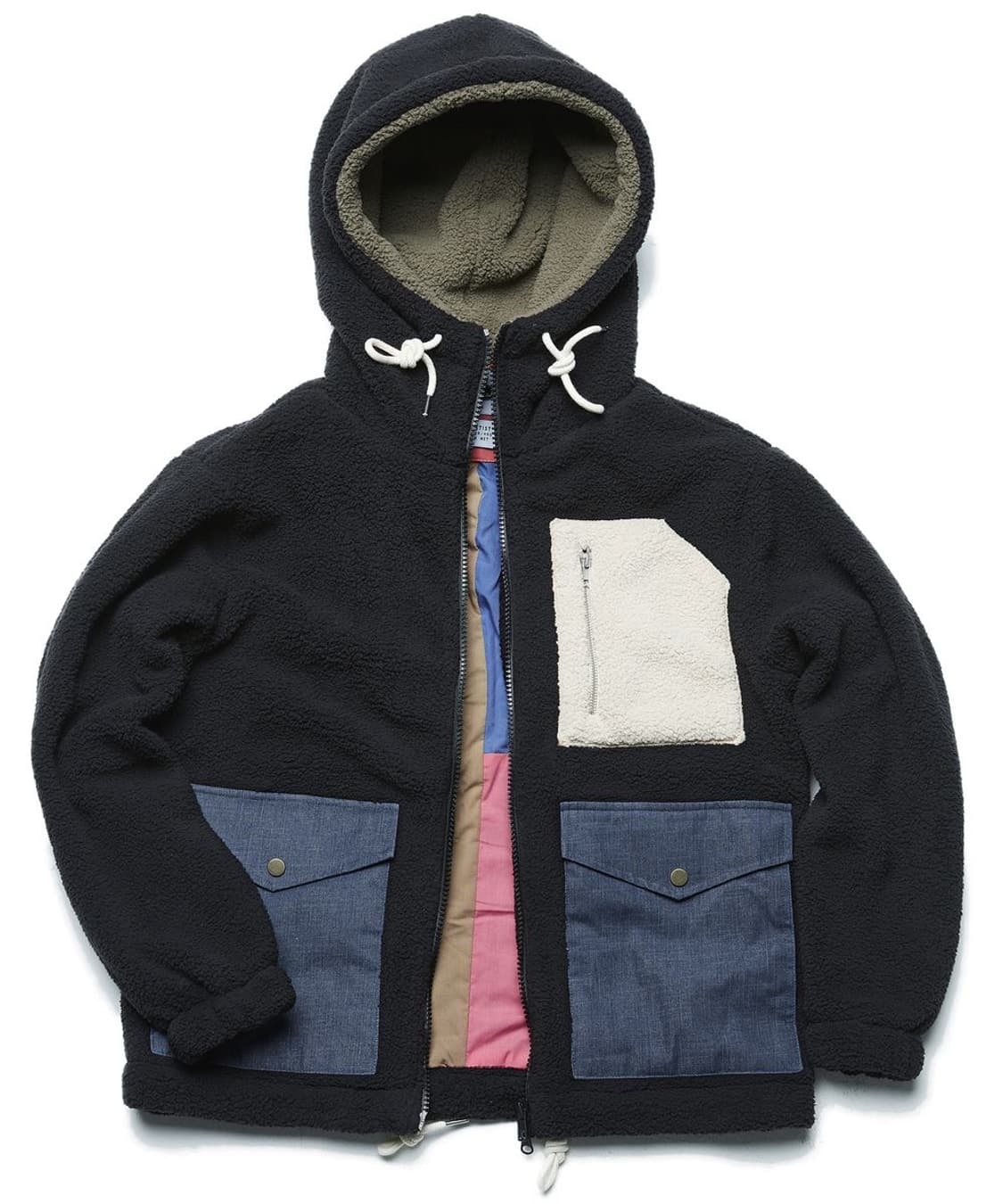 콰이어티스트 공용 보아 뽀글이 털 후드집업 파카 L 상품이미지3