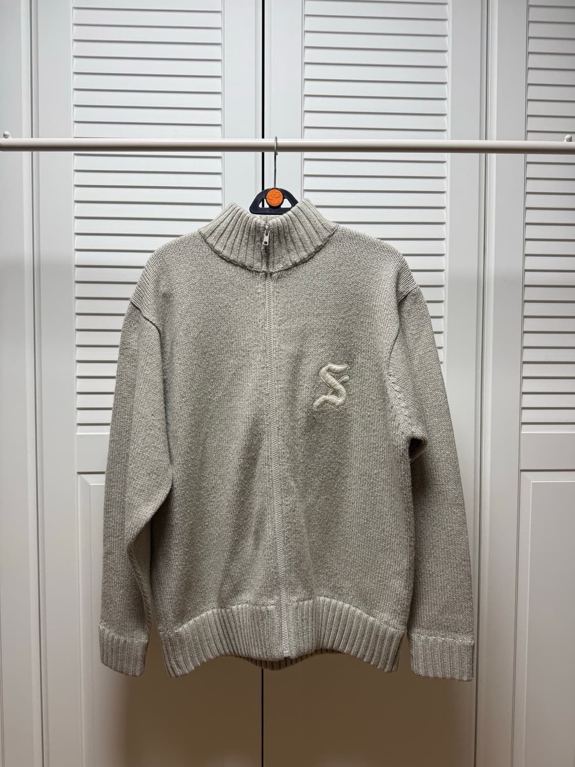 아카이브) 션 스투시 니트 집업 m 상품이미지1