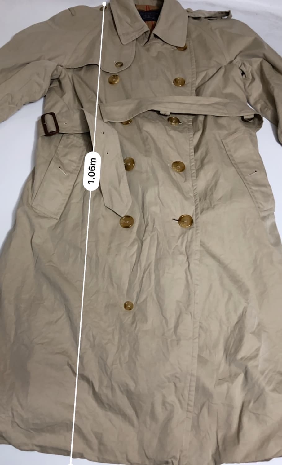 버버리 구형 코트 L 상품이미지9