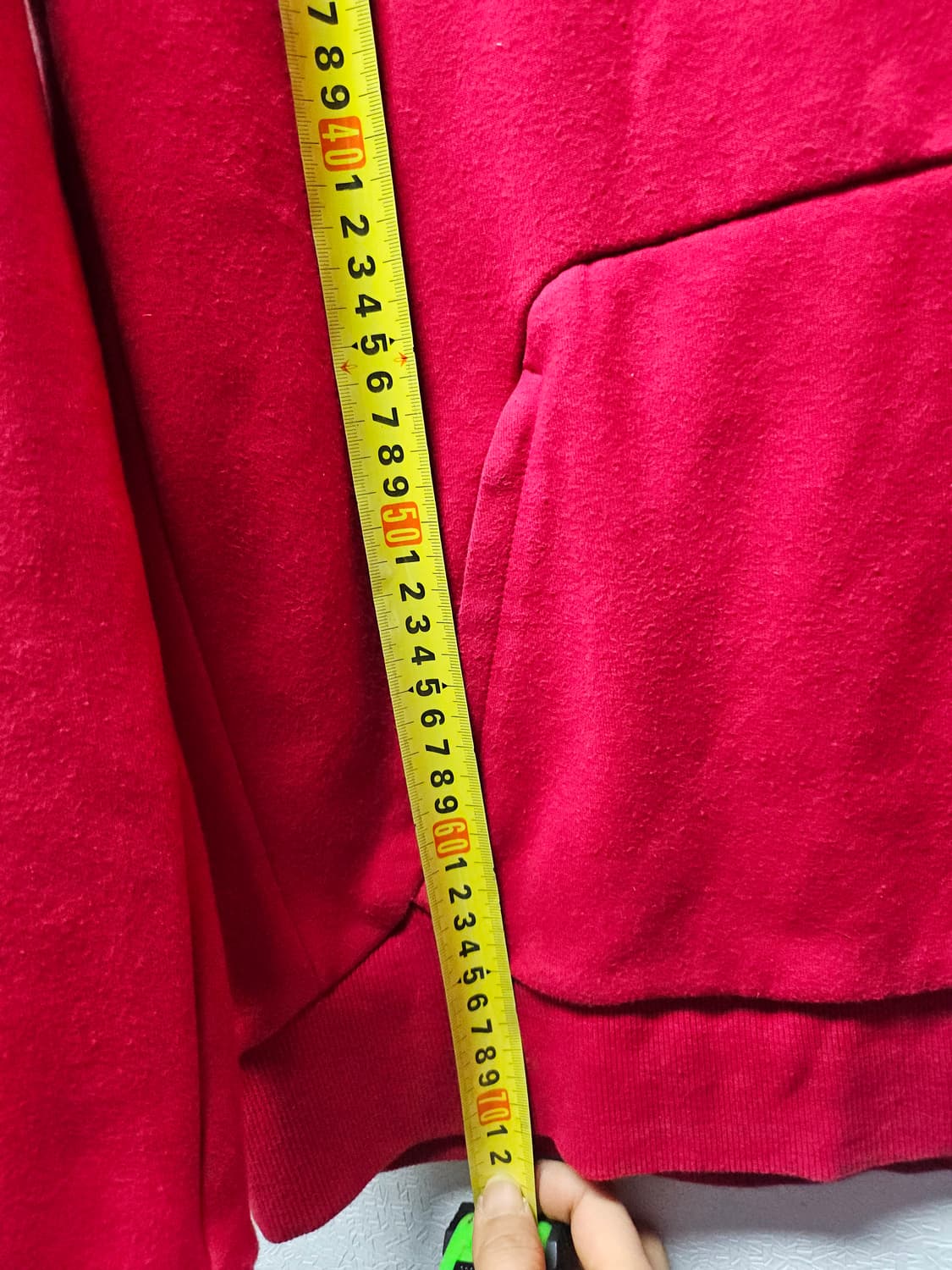 데상트 빨간색 맨투맨 티셔츠 100 상품이미지6