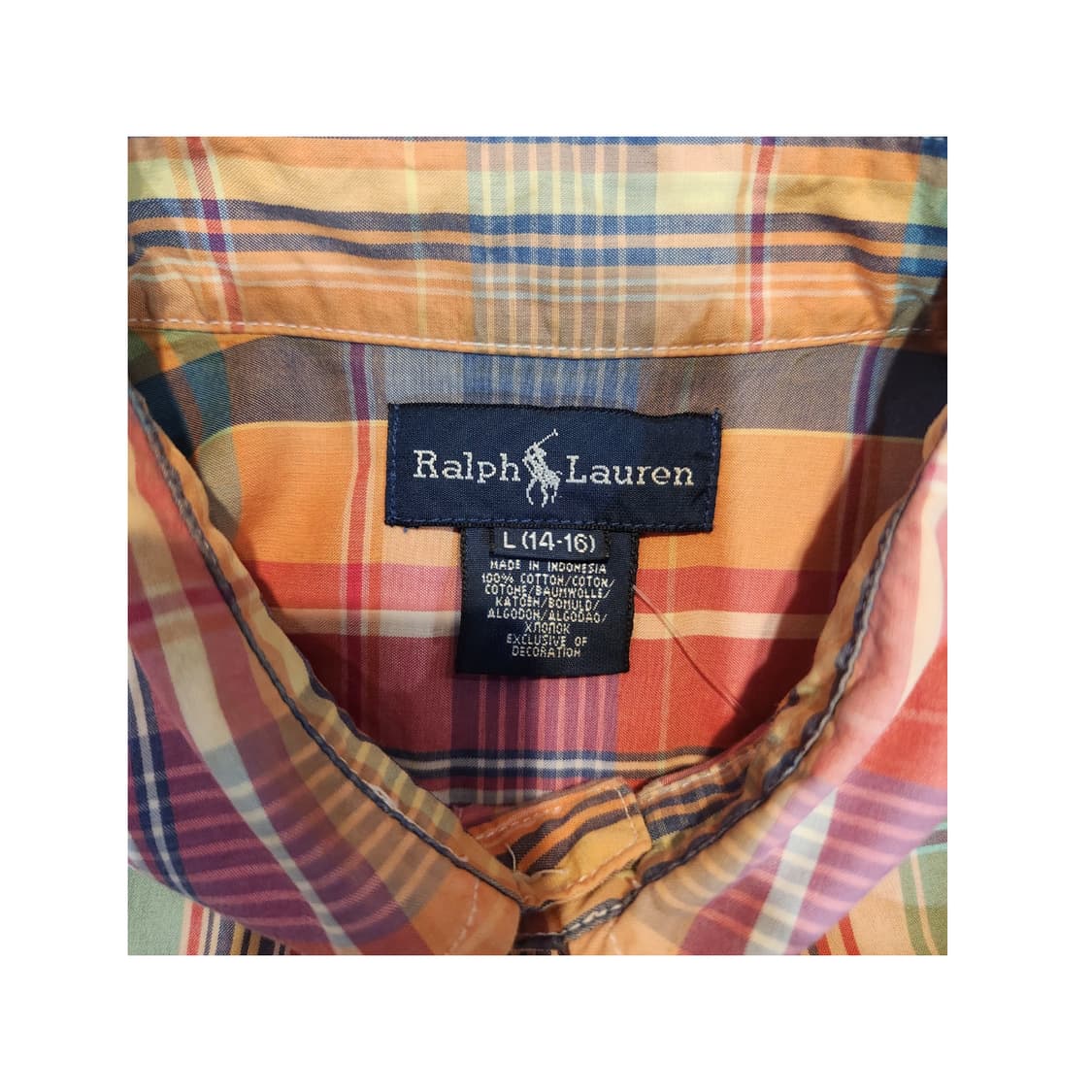 폴로 랄프로렌(Polo Ralph Lauren) 체크 셔츠 상품이미지2