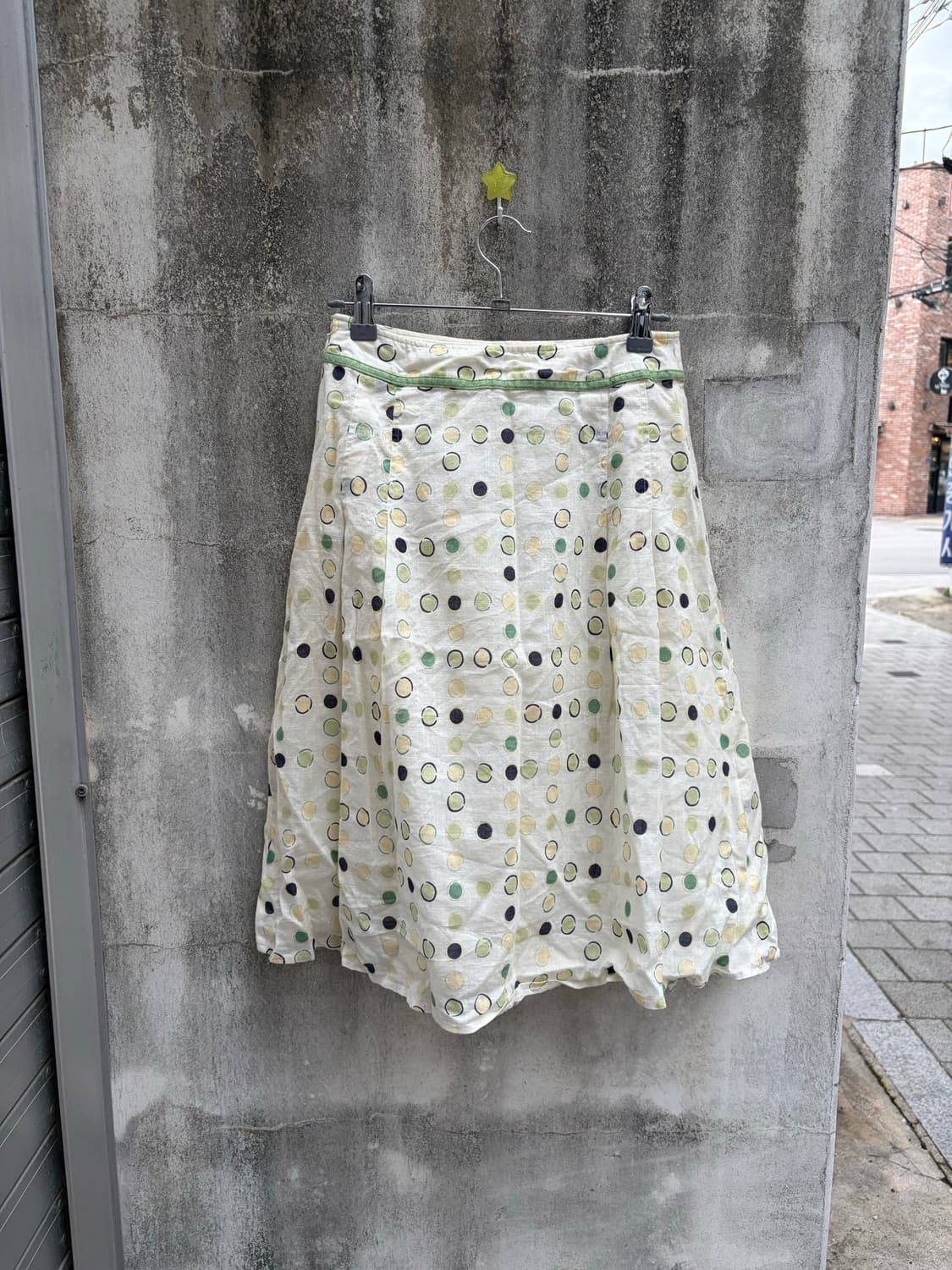 Green pea pebble skirt 상품이미지7