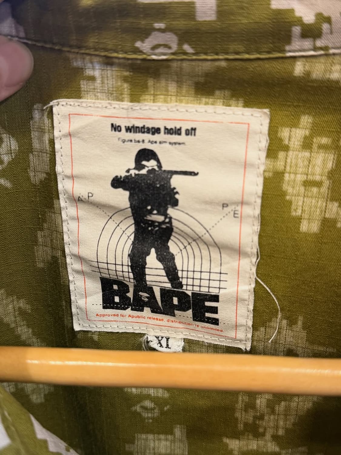 OLD BAPE 올드베이프 디지털카모 자켓 상품이미지2