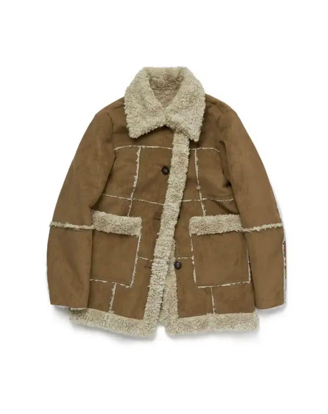 커렌트 리버시블 무스탕 상품이미지1