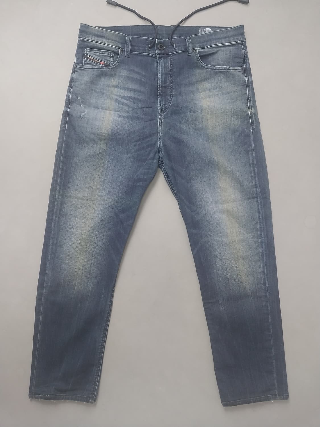 [34] 디젤 디바이드 드로스트링 캐롯 조거진 데님 스웨트팬츠 상품이미지1