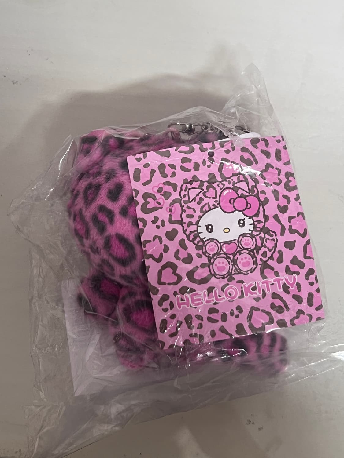 정품 새제품) 산리오 오리지널 갸루쿠마 헬로키티 마스코트키링 찐핑크 상품이미지2